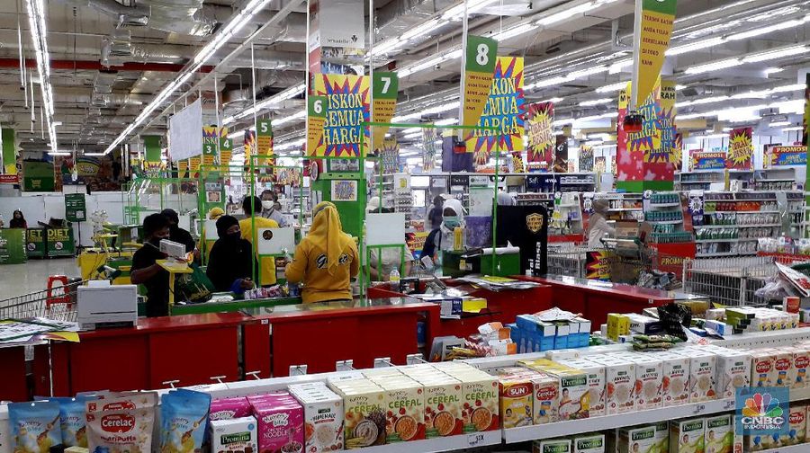 Giant Margo City, Depok (CNBC Indonesia/Tri Susilo)