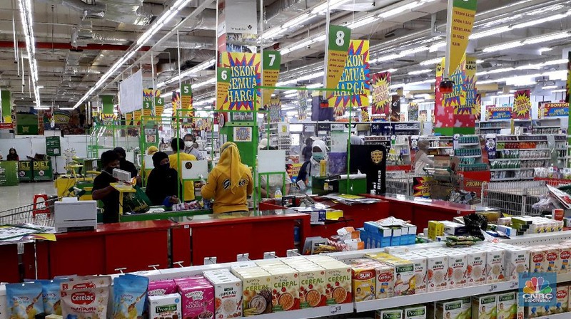Giant Margo City, Depok (CNBC Indonesia/Tri Susilo)