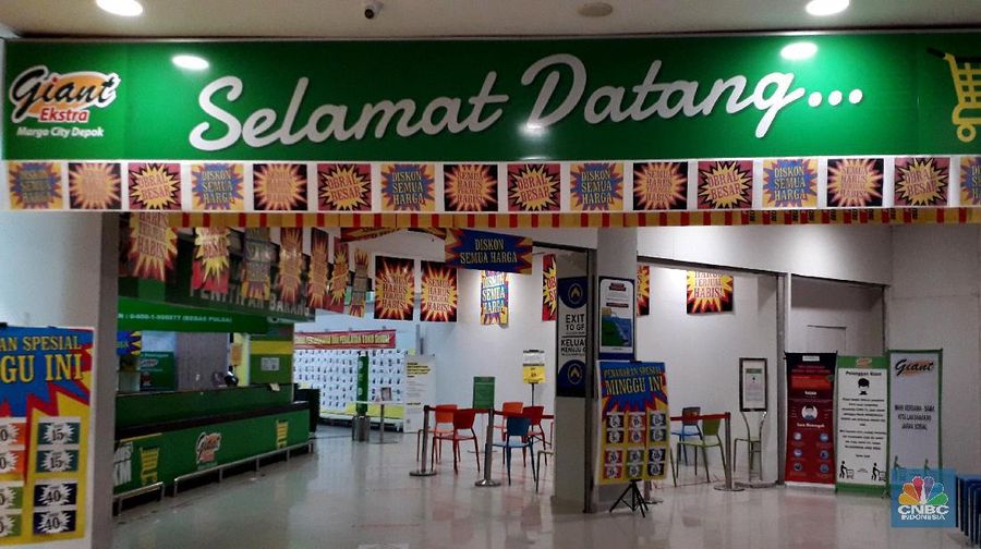 Giant Margo City, Depok (CNBC Indonesia/Tri Susilo)