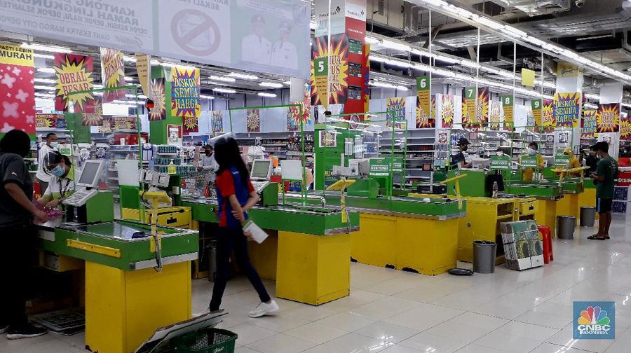 Giant Margo City, Depok (CNBC Indonesia/Tri Susilo)
