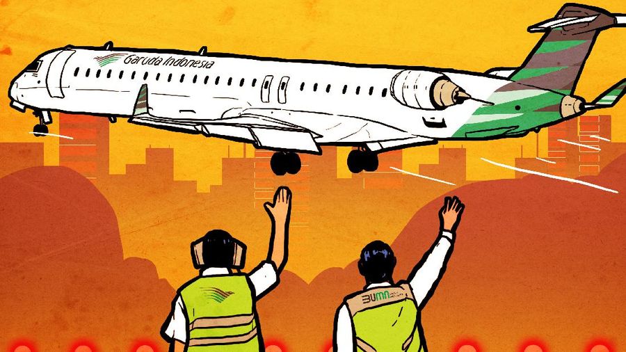 Infografis: Suap & Rugi Ratusan Miliar, Garuda Kembalikan 12 Bombardier