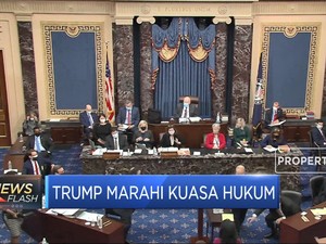 Tak Puas dengan Sidang Pemakzulan, Trump Marahi Kuasa Hukum