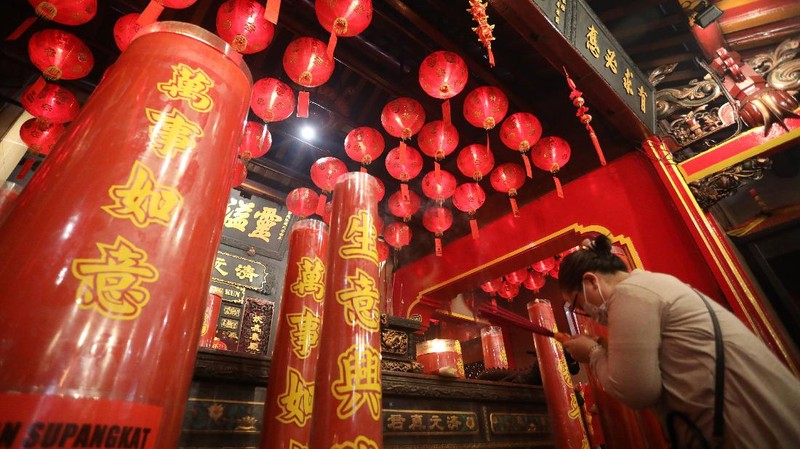 Vihara Kim Tek Ie atau Vihara Dharma Bhakti. (CNBC Indonesia/Andrean Kristianto)