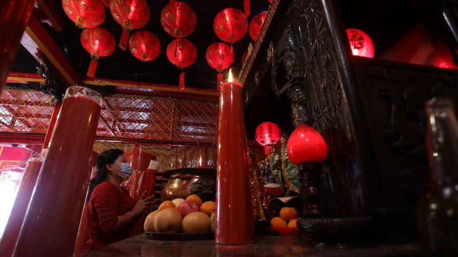 Vihara Kim Tek Ie atau Vihara Dharma Bhakti. (CNBC Indonesia/Andrean Kristianto)