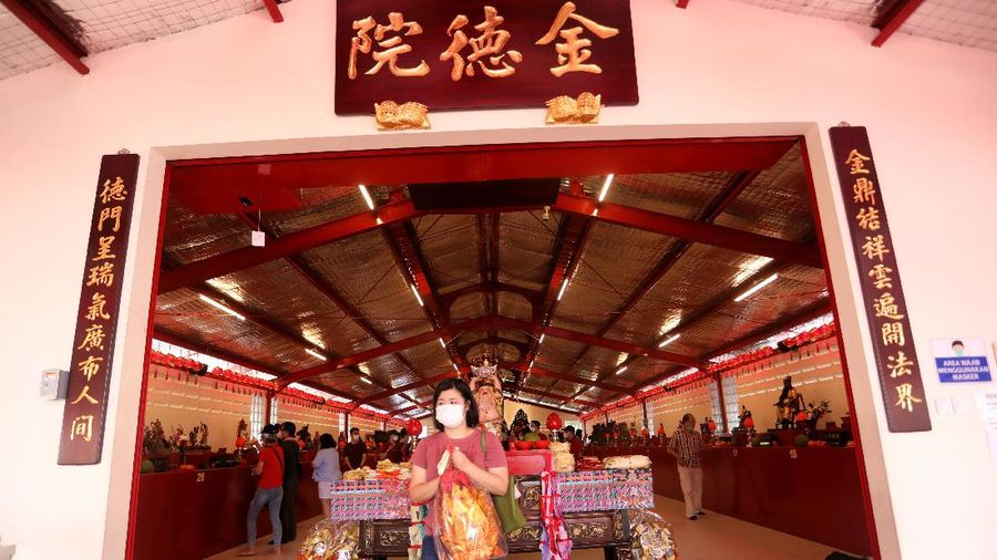 Vihara Kim Tek Ie atau Vihara Dharma Bhakti. (CNBC Indonesia/Andrean Kristianto)