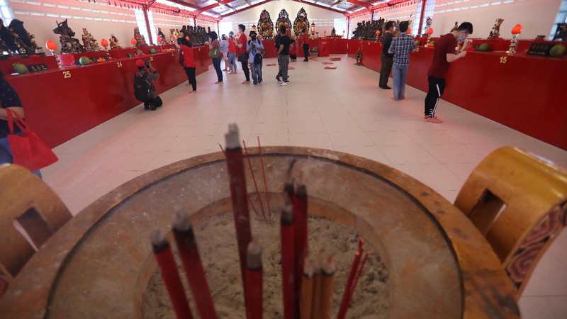 Vihara Kim Tek Ie atau Vihara Dharma Bhakti. (CNBC Indonesia/Andrean Kristianto)