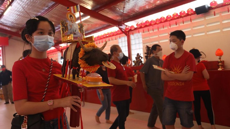 Vihara Kim Tek Ie atau Vihara Dharma Bhakti. (CNBC Indonesia/Andrean Kristianto)