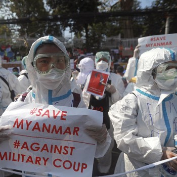 Belum Berhenti! Rakyat Myanmar Terus Berdemo Tolak Kudeta