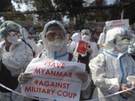 Belum Berhenti! Rakyat Myanmar Terus Berdemo Tolak Kudeta