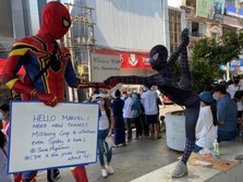 Ada 'Spiderman' Demo Protes Kudeta Militer Myanmar