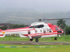 Tak Hanya Pesawat, Helikopter Super Puma Jokowi Juga Dicat!
