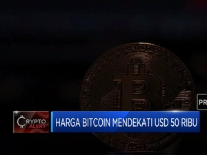 Mendekati US$ 50 Ribu, Harga Bitcoin Capai Rekor Baru
