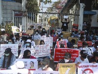 Kembali Chaos, Demo Terbesar Terjadi di Sejarah Myanmar