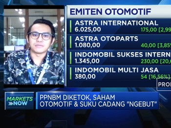 PPnBM Diketok, Saham Otomotif & Suku Cadang 'Ngebut'