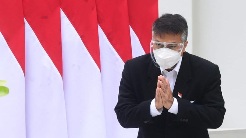 Presiden Joko Widodo (Jokowi) mengumumkan jajaran dewan direksi Lembaga Pengelola Investasi (LPI), dana abadi Indonesia yang bernama Indonesia Investment Authority (INA). (Muchlis Jr - Biro Pers Sekretariat Presiden)