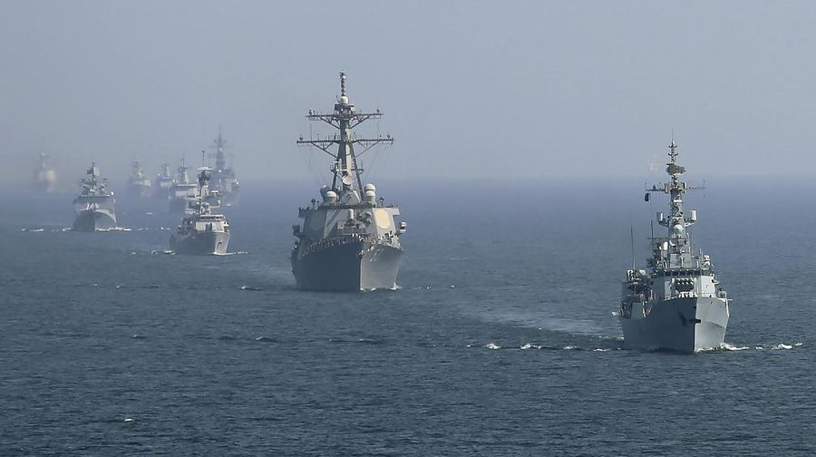 Pakistan Naval Drill