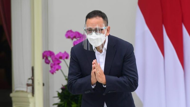 Presiden Joko Widodo (Jokowi) mengumumkan jajaran dewan direksi Lembaga Pengelola Investasi (LPI), dana abadi Indonesia yang bernama Indonesia Investment Authority (INA). (Muchlis Jr - Biro Pers Sekretariat Presiden)