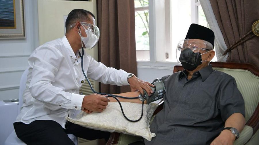 Pemberian vaksin kepada Wapres K. H. Ma’ruf Amin rencananya akan dilaksanakan pada Rabu (17/02/21), pukul 08.30 pagi, di Pendopo Kediaman Resmi Wapres, Jalan Diponegoro No. 2 Jakarta. (Dok Setwapres)