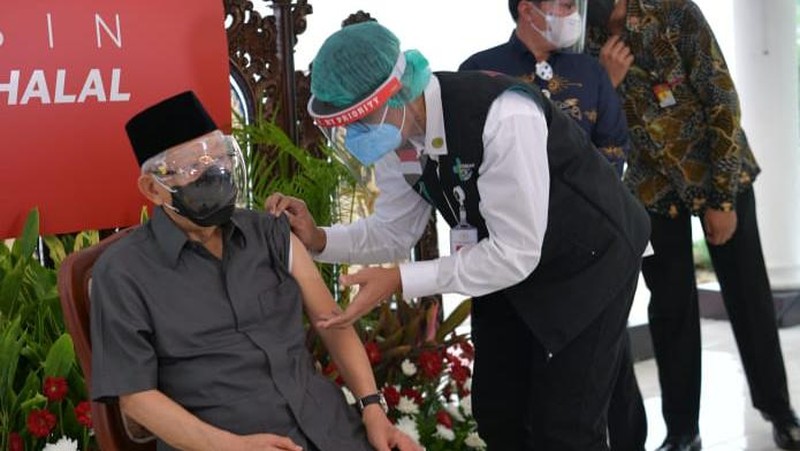 Pemberian vaksin kepada Wapres K. H. Ma’ruf Amin rencananya akan dilaksanakan pada Rabu (17/02/21), pukul 08.30 pagi, di Pendopo Kediaman Resmi Wapres, Jalan Diponegoro No. 2 Jakarta. (Dok Setwapres)