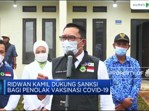 Ridwan Kamil Dukung Sanksi Bagi Penolak Vaksinasi Covid-19