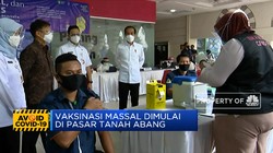 Vaksinasi Massal di Pasar Tanah Abang Dimulai Hari Ini