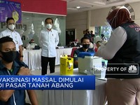 Vaksinasi Massal di Pasar Tanah Abang Dimulai Hari Ini