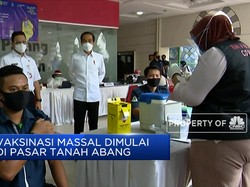 Vaksinasi Massal di Pasar Tanah Abang Dimulai Hari Ini