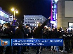 Unjuk Rasa Penangkapan Pablo Hasel, 14 Orang Ditahan Polisi