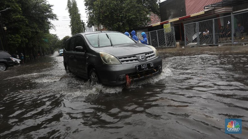 Banjir di Kampung Tebet (CNBC Indonesia/Andrean Kristianto)