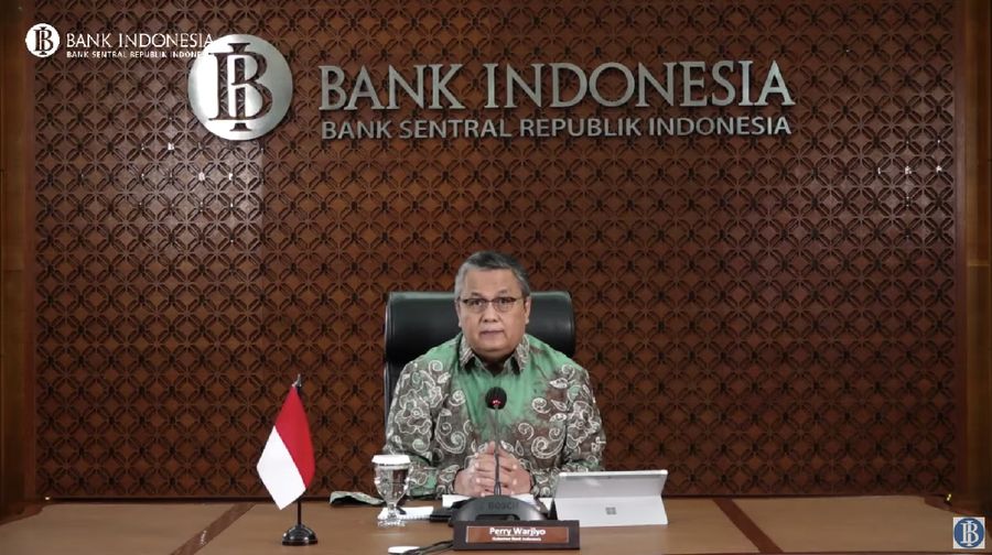 Pengumuman Hasil Rapat Dewan Gubernur (RDG) Bulanan Februari 2021 Cakupan Triwulanan (Tangkapan Layar Youtube BI)