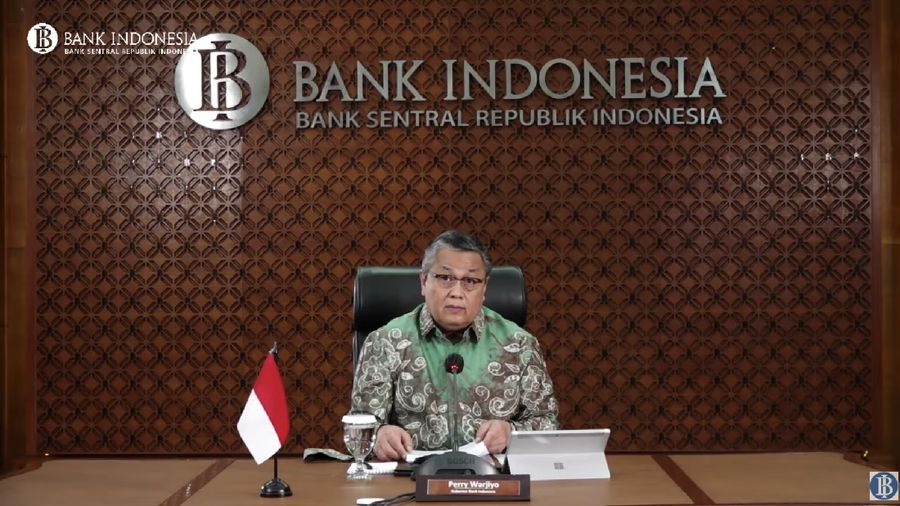 Pengumuman Hasil Rapat Dewan Gubernur (RDG) Bulanan Februari 2021 Cakupan Triwulanan (Tangkapan Layar Youtube BI)