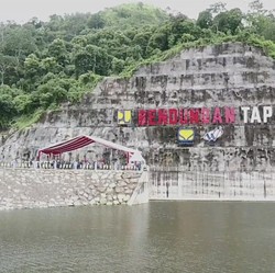 Jokowi Resmikan Bendungan Tapin Kalimantan Selatan Rp986 M