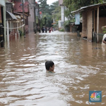 Mengintip Banjir Langganan di Cipinang Melayu Jakarta