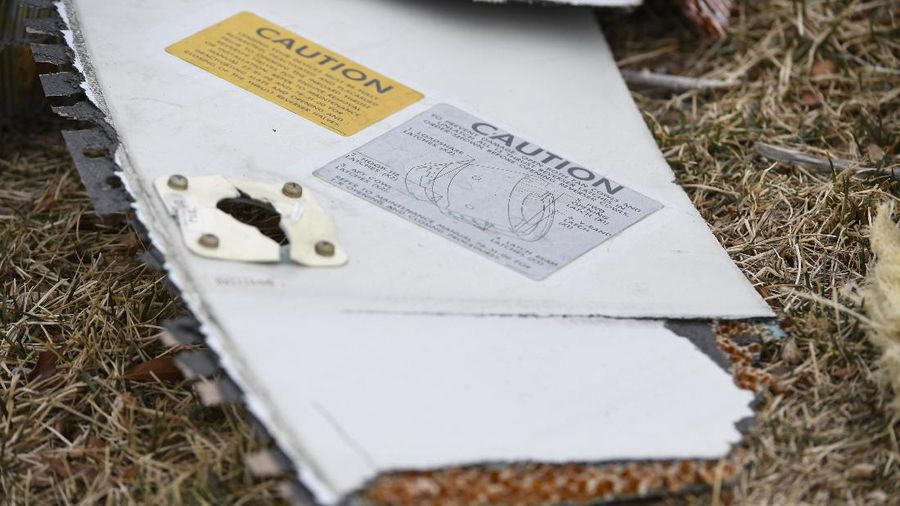 APTOPIX Emergency Landing Plane Debris
