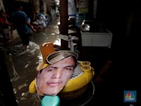 Intip Pemukiman Kemang Kebanjiran Akibat Luapan Kali Krukut