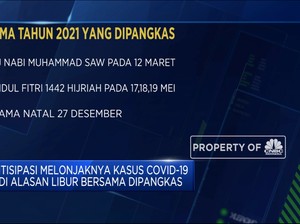 Cuti Bersama 2021 Dipangkas Tinggal 2 Hari