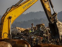 Mirip Bantargebang, Ini Pemandangan Gunungan Sampah india