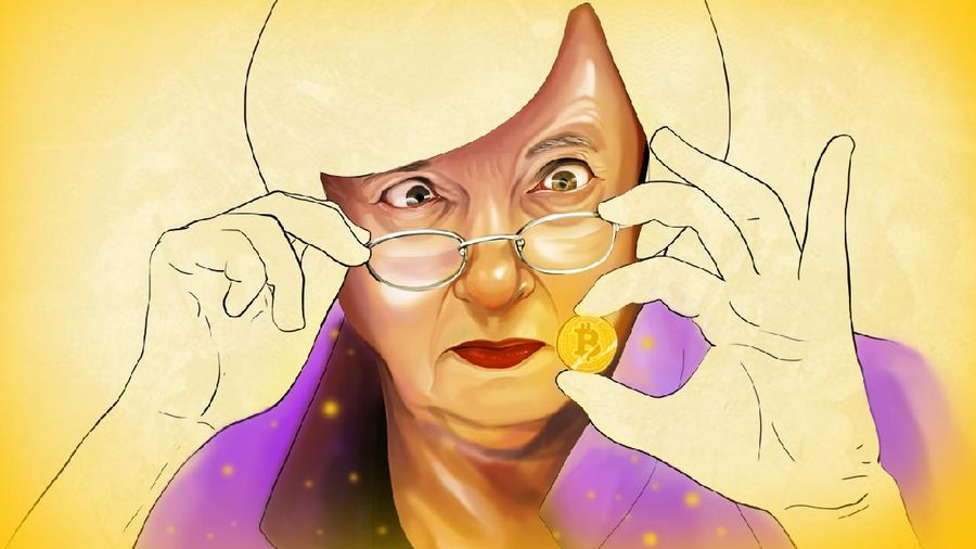 INFOGRAFIS, Warning Yellen Buat Bitcoin: BAHAYA!