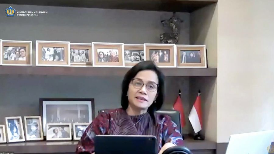 Menteri Keuangan Sri mulyani Memberikan Keterangan Pers mengenai APBN KITA (Tangkapan Layar Youtube Kemenkeu RI)