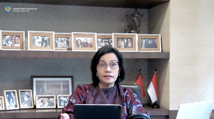 Menteri Keuangan Sri mulyani Memberikan Keterangan Pers mengenai APBN KITA (Tangkapan Layar Youtube Kemenkeu RI)
