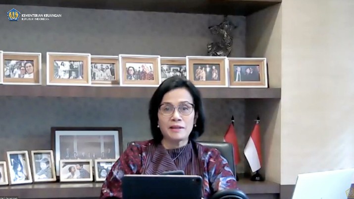 Menteri Keuangan Sri Mulyani memberikan keterangan pers mengenai APBN KiTa (Tangkapan Layar Youtube Kemenkeu RI)Menteri Keuangan Sri mulyani Memberikan Keterangan Pers mengenai APBN KITA (Tangkapan Layar Youtube Kemenkeu RI) Menteri Keuangan Sri mulyani Memberikan Keterangan Pers mengenai APBN KITA (Tangkapan Layar Youtube Kemenkeu RI)