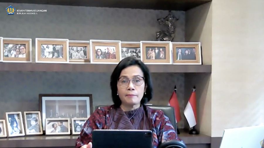 Menteri Keuangan Srimulyani Memberikan Keterangan Pers mengenai APBN KITA (Tangkapan Layar Youtube Kemenkeu RI)