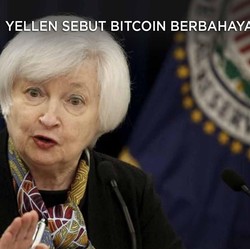 Perhatian! Yellen Sebut Bitcoin Berbahaya