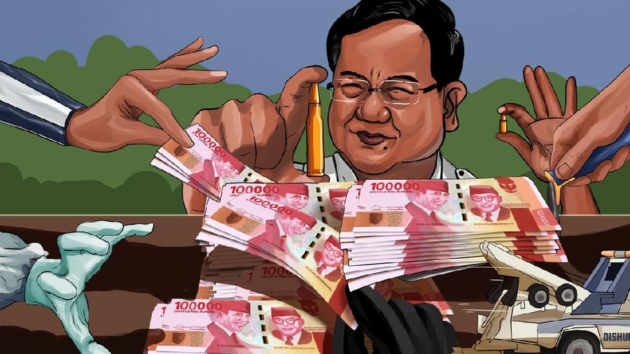 INFOGRAFIS, 'Jajan' Prabowo Melesat 101% di Awal 2021, Untuk Apa Saja?