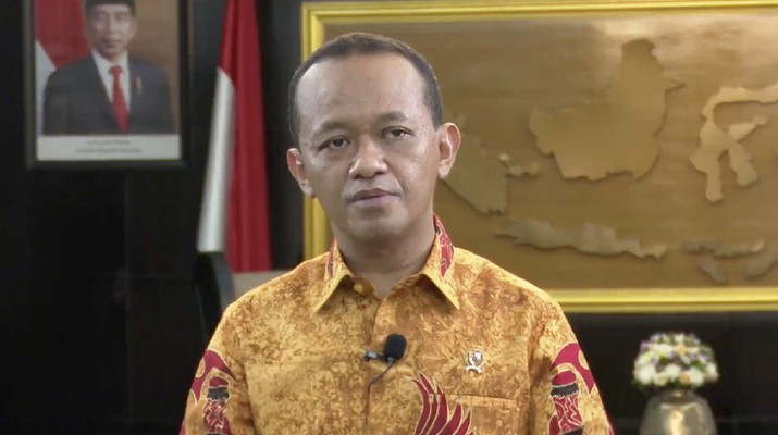 Kepala Badan Koordinasi Penanaman Modal, Bahlil Lahadalia dalam Konferensi Pers Virtual Implementasi Undang-Undang Cipta Kerja Dalam Kemudahan Berusaha. (Tangkapan Layar Youtube BKPM) Kepala Badan Koordinasi Penanaman Modal, Bahlil Lahadalia dalam Konferensi Pers Virtual Implementasi Undang-Undang Cipta Kerja Dalam Kemudahan Berusaha. (Tangkapan Layar Youtube BKPM)