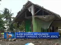 9.438 Warga Mengungsi Akibat Tanggul Citarum Jebol