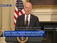 Biden Tanda Tangani Perintah Eksekutif Dorong Manufaktur
