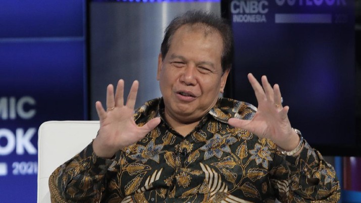 Chairul Tanjung Founder & Chairman CT Corp dalam acara CNBC Indonesia Economic Outlook dengan tema 