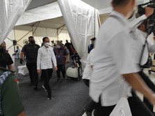 Jokowi Tinjau Vaksinasi 5.500 Insan Pers