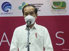 Turun Langsung, Jokowi Tinjau Vaksinasi Awak Media
